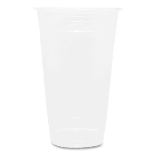 Karat® PET Plastic Cups, 24 oz, Clear, 600/Carton