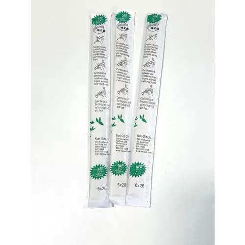 Kari-Out® Chopsticks, Wood, 9", White, 1,340/Carton