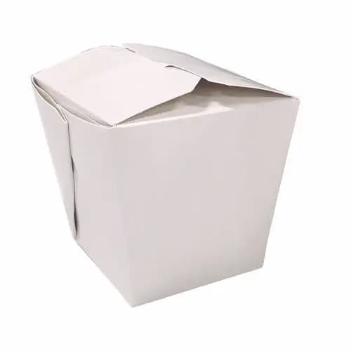 Kari-Out® Food Pail, 26 oz, White, Paper, 400/Carton