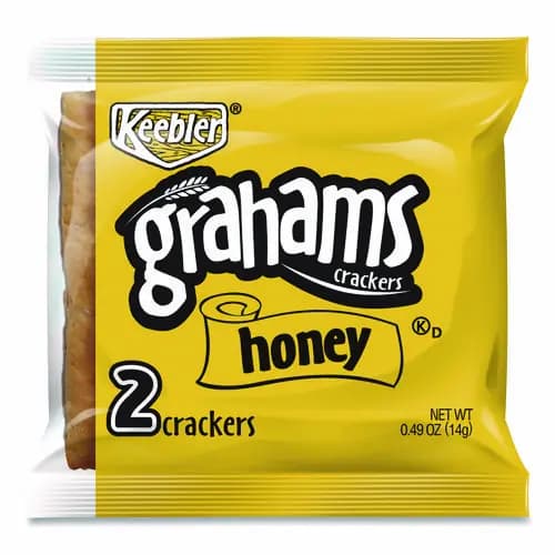 Keebler® Honey Grahams Crackers, 0.49 oz Bag, 200/Carton