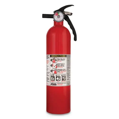 Kidde Full Home Fire Extinguisher, 1-A:10-B:C, 2.5 lb