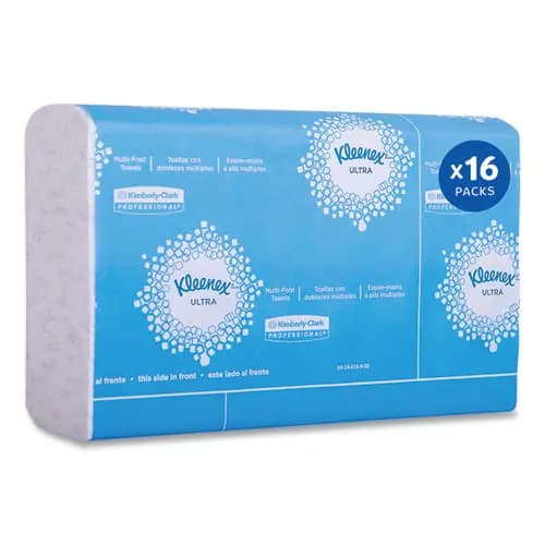 Kleenex® Reveal Multi-Fold Towels, 2-Ply, White, 16/Carton