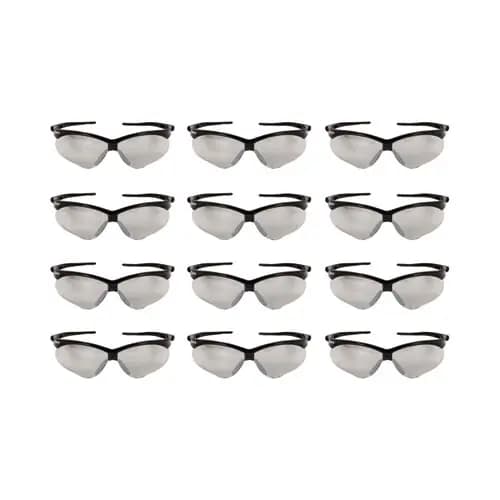 KleenGuard™ Nemesis Safety Glasses, Black Frame, Indoor/Outdoor Lens
