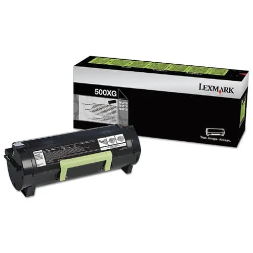 Lexmark™ 50F0X0G High-Yield Toner Cartridge, Black, 10,000 Page Yield