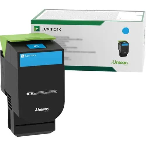 Lexmark™ 70C00CG Return Program Toner, Cyan, 1,000 Page-Yield
