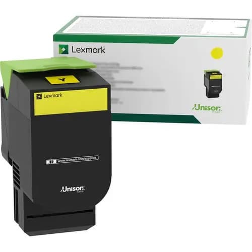 Lexmark™ 70C00YG Return Program Toner, Yellow, 1,000 Page Yield
