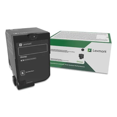 Lexmark™ 74C00KG Return Program Toner, 3,000 Page-Yield, Black