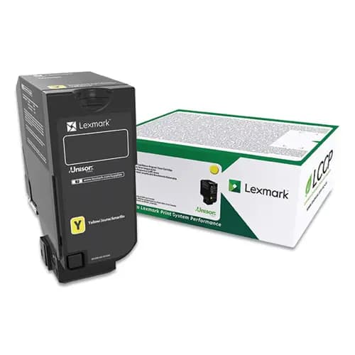 Lexmark™ 74C00YG Return Program Toner Cartridge, Yellow, 3,000 Page Yield