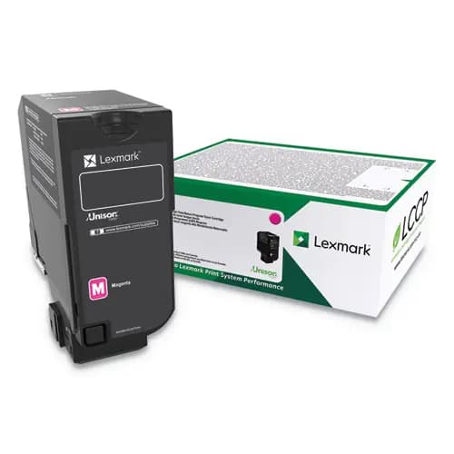 Lexmark™ 74C0HMG High-Yield Toner Cartridge, Magenta, 12,000 Page Yield