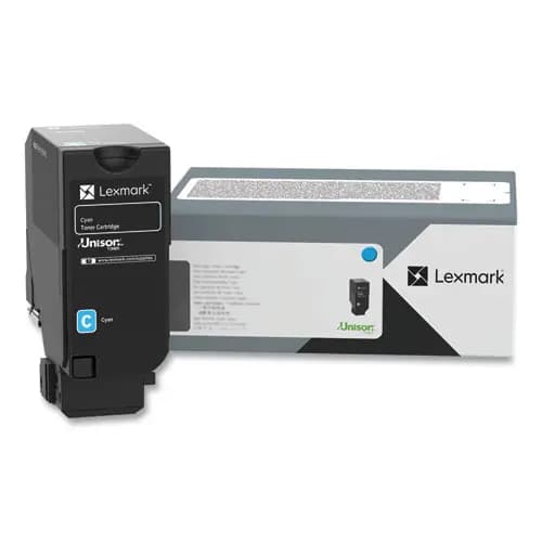 Lexmark™ 74C0SCG Return Program Toner, Cyan, 7,000 Page Yield