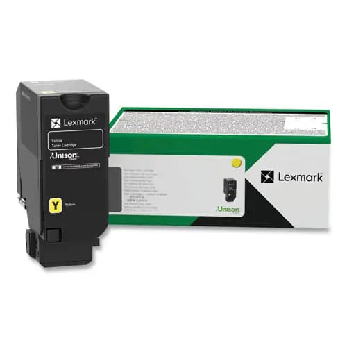 Lexmark™ 74C0SYG Return Program Toner, 7,000 Page-Yield, Yellow