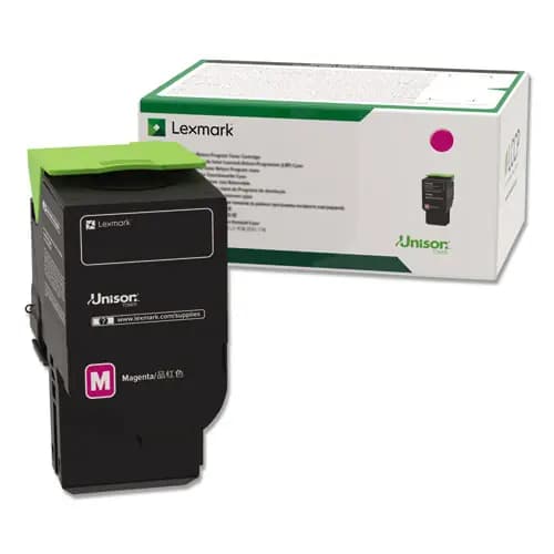 Lexmark™ 78C1UM0 Return Program Toner, 7,000 Page-Yield, Magenta