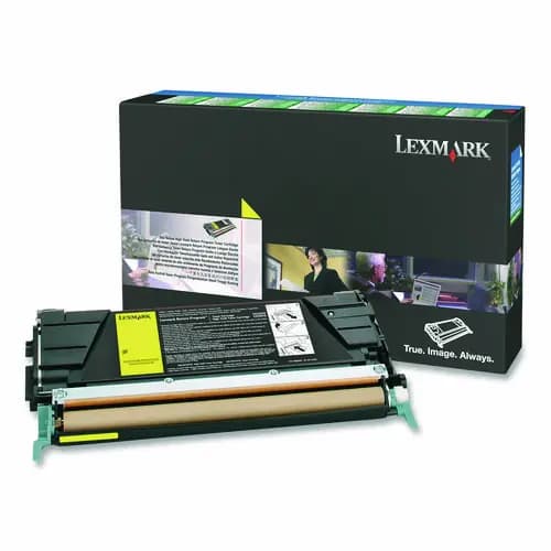 Lexmark™ C5340YX Return Program High-Yield Toner Cartridge, Yellow, 7,000 Page Yield