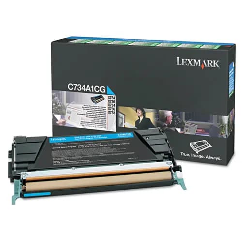 Lexmark™ C748H1CG Return Program High-Yield Toner, Cyan, 10,000 Page Yield