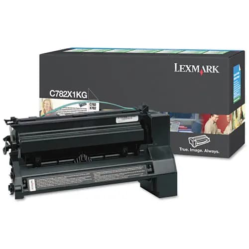 Lexmark™ C782X1KG Extra High-Yield Toner Cartridge, Black, 15,000 Page Yield