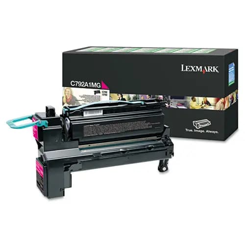 Lexmark™ C792A1MG Return Program Toner Cartridge, Magenta, 6,000 Page Yield