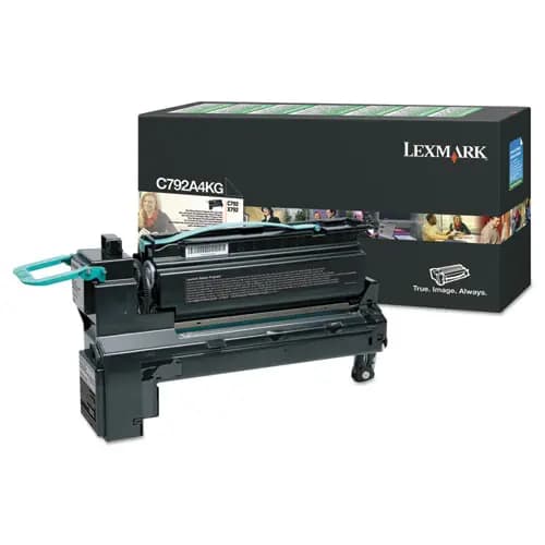 Lexmark™ C792A4KG Return Program Toner, Black, 6,000 Page-Yield