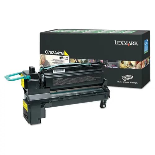 Lexmark™ C792A4YG Return Program Toner, 6,000 Page-Yield, Yellow