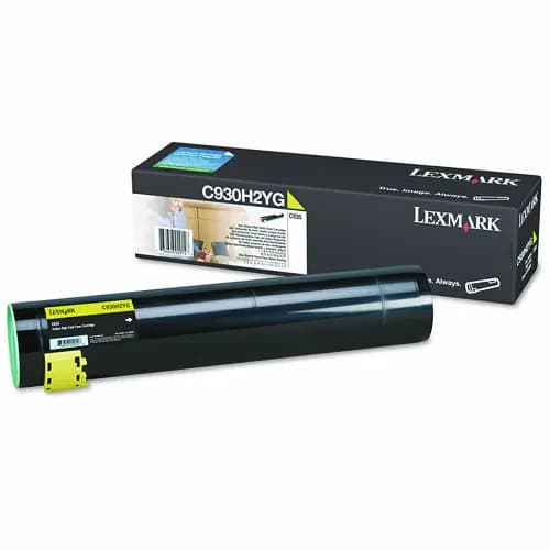Lexmark™ C930H2YG High-Yield Toner Cartridge, Yellow, 24,000 Page-Yield