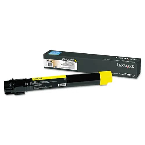 Lexmark™ C950X2YG Extra High-Yield Toner, Yellow, 22,000 Page Yield