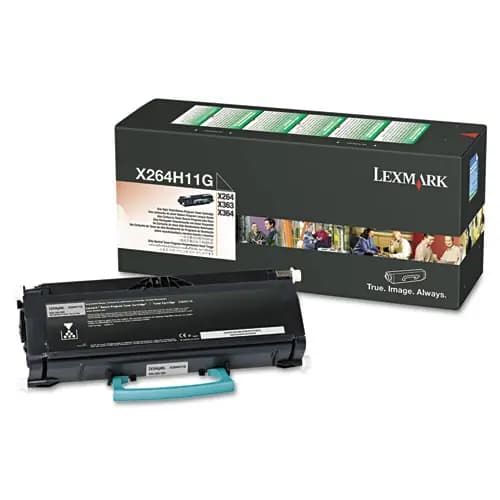 Lexmark™ X264H11G Return Program High-Yield Toner Cartridge, Black, 9,000 Page Yield