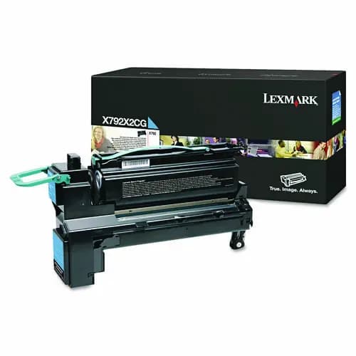 Lexmark™ X792X2CG Extra High-Yield Toner, 20,000 Page-Yield, Cyan