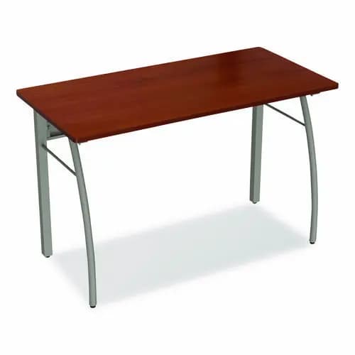 Linea Italia® Trento Line Rectangular Desk, Cherry, 47.25" x 23.63" x 29.5"