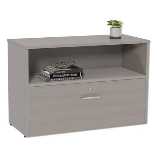 Linea Italia® Urban Series Cabinet Credenza Pedestal with Lateral File