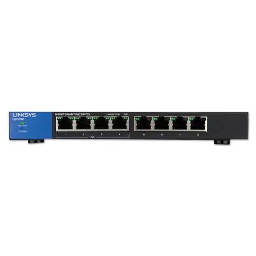 LINKSYS™ Business Desktop Gigabit PoE+ Switch, 8 Ports