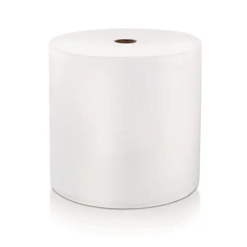 LoCor® Hard Wound Roll Towel, 1-Ply, 8" x 800 ft, White, 6 Rolls/Carton