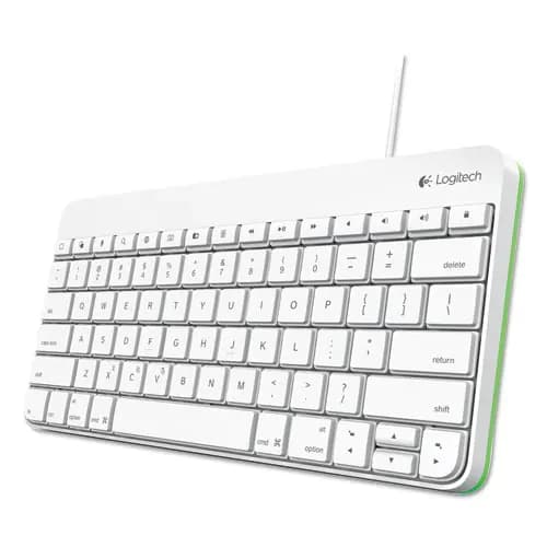 Logitech® Wired Keyboard for iPad, Apple Lightning, White