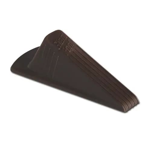 Master Caster® Giant Foot Doorstop, Brown, 12/Box
