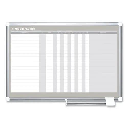 MasterVision® In-Out Magnetic Dry Erase Board