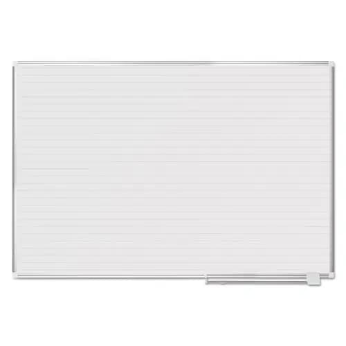 MasterVision® Ruled Magnetic Steel Dry Erase Planning Board