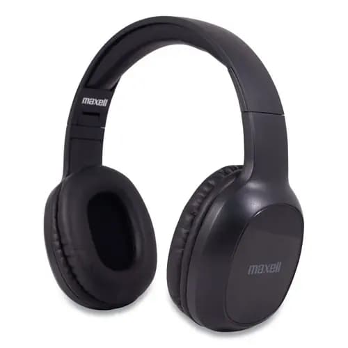 Maxell® Bass 13 Wireless Headphone with Mic, Black