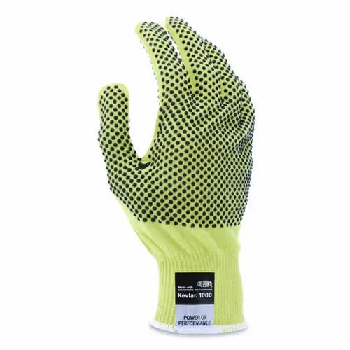 MCR™ Safety CutPro Kevlar Gloves 9396, Yellow/Black, Large, Pair