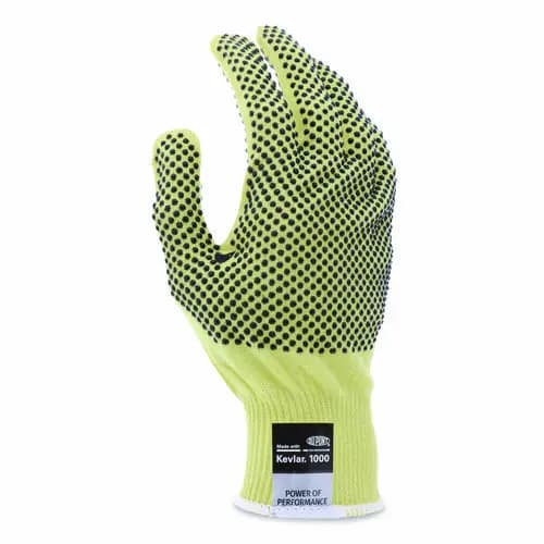 MCR™ Safety CutPro Kevlar Gloves 9396, Yellow/Black, Small, Pair