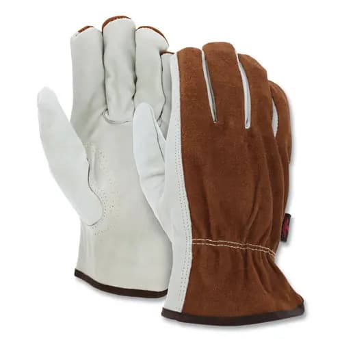 MCR™ Safety Dual Leather Industrial Gloves