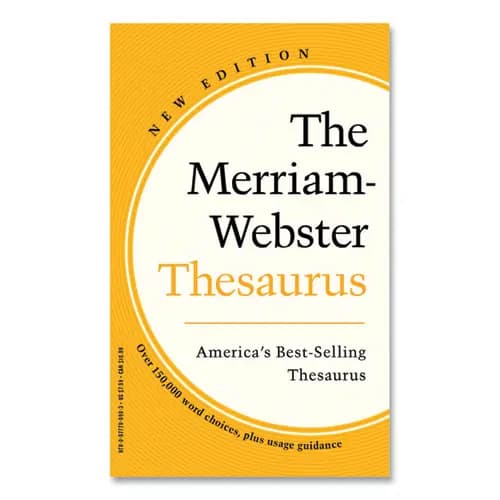 Merriam Webster® Thesaurus, Paperback, 832 Pages