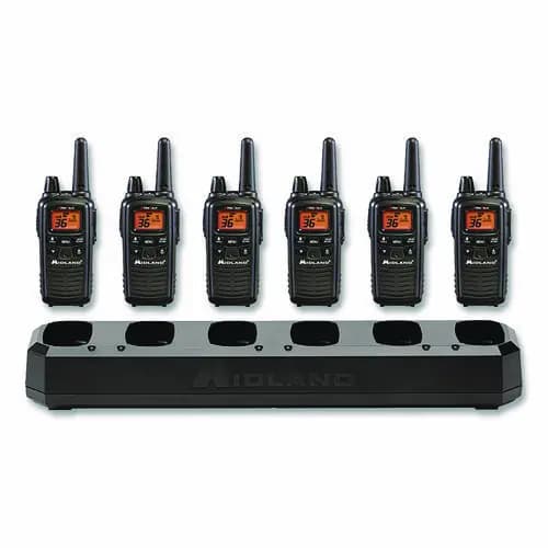 Midland® Biztalk Two-Way Business Radio Bundle, 36 Channels, 6/Pack