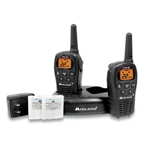 Midland® LXT500VP3 Two-Way Radio, 22 Channels