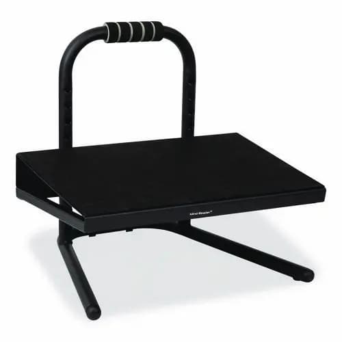 Mind Reader Adjustable Height Tilt Foot Rest, Black
