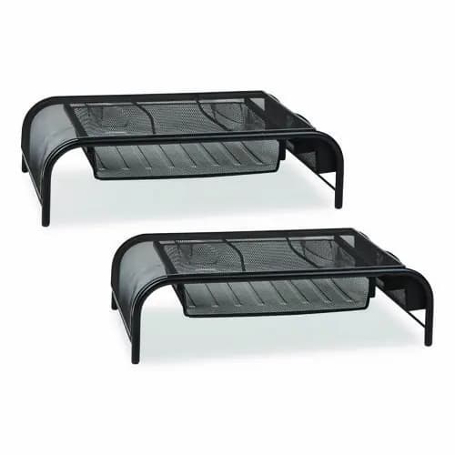 Mind Reader Metal Mesh Monitor Stand