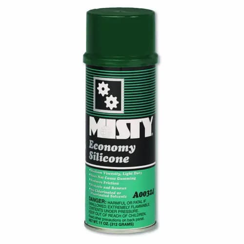 Misty® Economy Silicone Spray Lubricant, 11 oz Aerosol Can, 12/Carton
