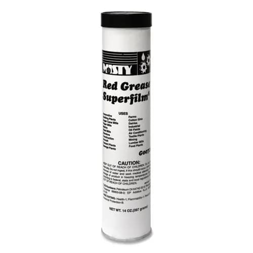 Misty® NLGI #2 Red Grease, 14 oz Tube, 48/Carton