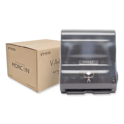Morcon Tissue Valay 10 Inch Roll Towel Dispenser, Black