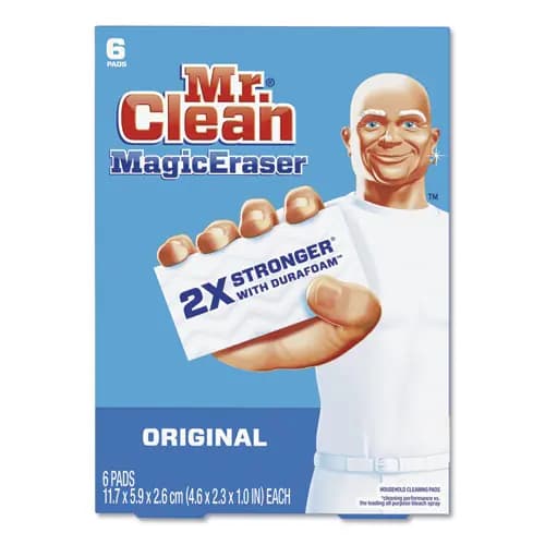 Mr. Clean® Magic Eraser, White, 6-Pack