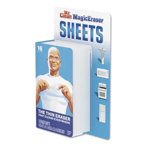 Mr. Clean® Magic Eraser Sheets, White, 16/Pack
