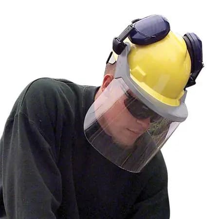 MSA Polycarbonate Visor - 8 x 16 x .040, Clear