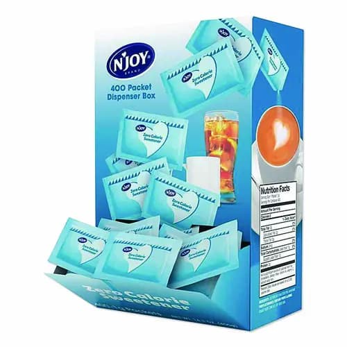 N'Joy Blue Aspartame Artificial Sweetener, 400 Packets, 0.04 oz Each